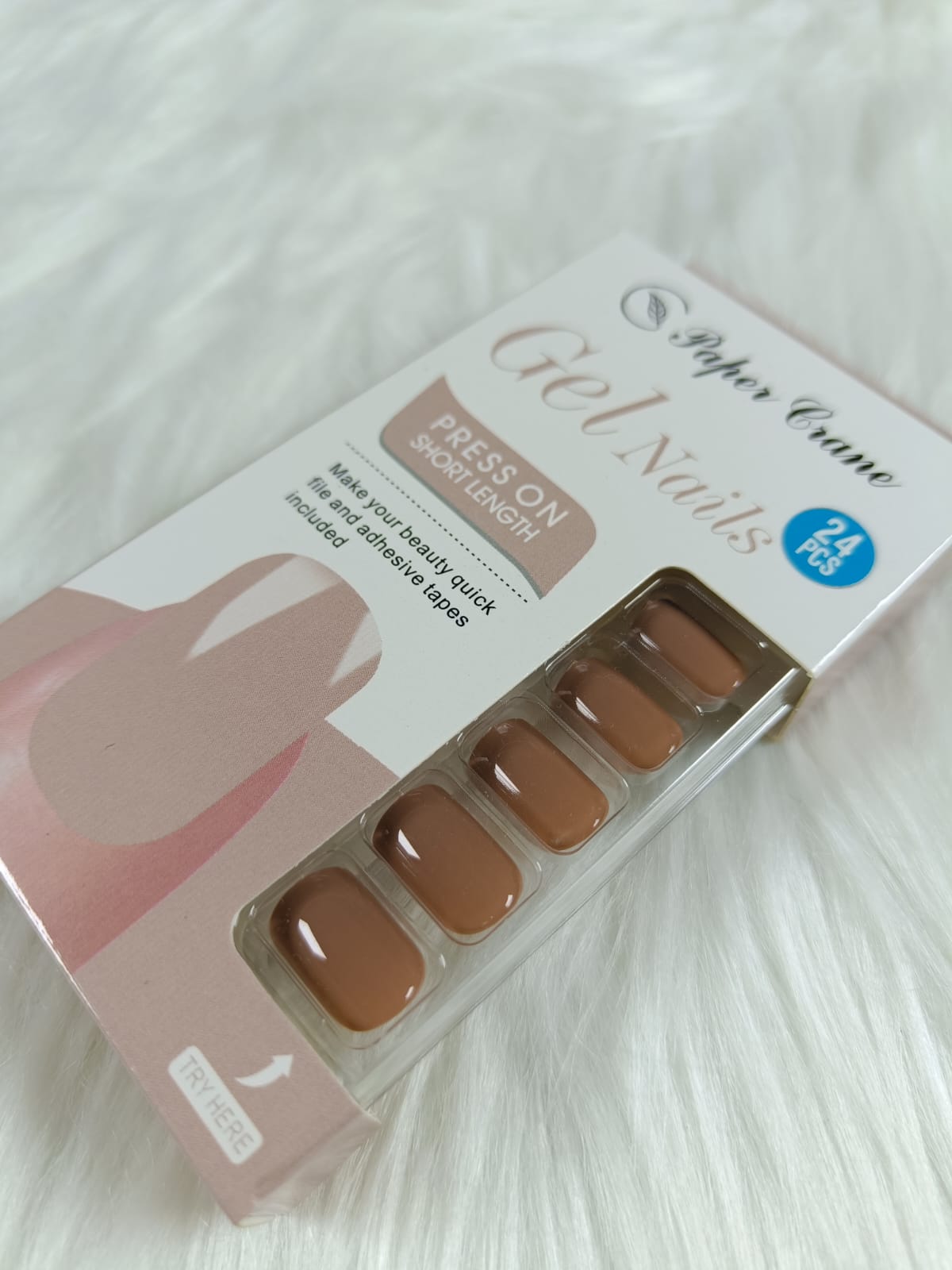 Matte & Glossy Nails Artificial Square