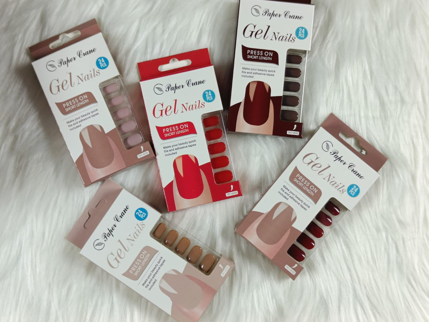 Matte & Glossy Nails Artificial Square