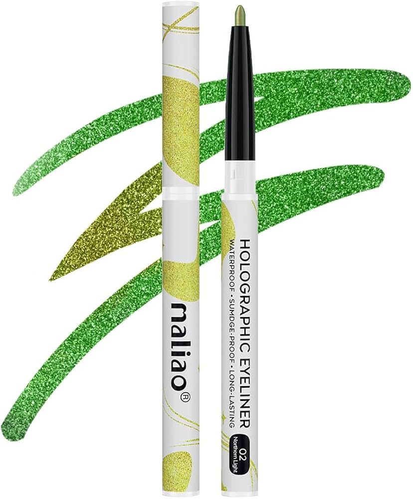 Maliao Holographic Eyeliner with Multi chrome Effect | Long-Lasting