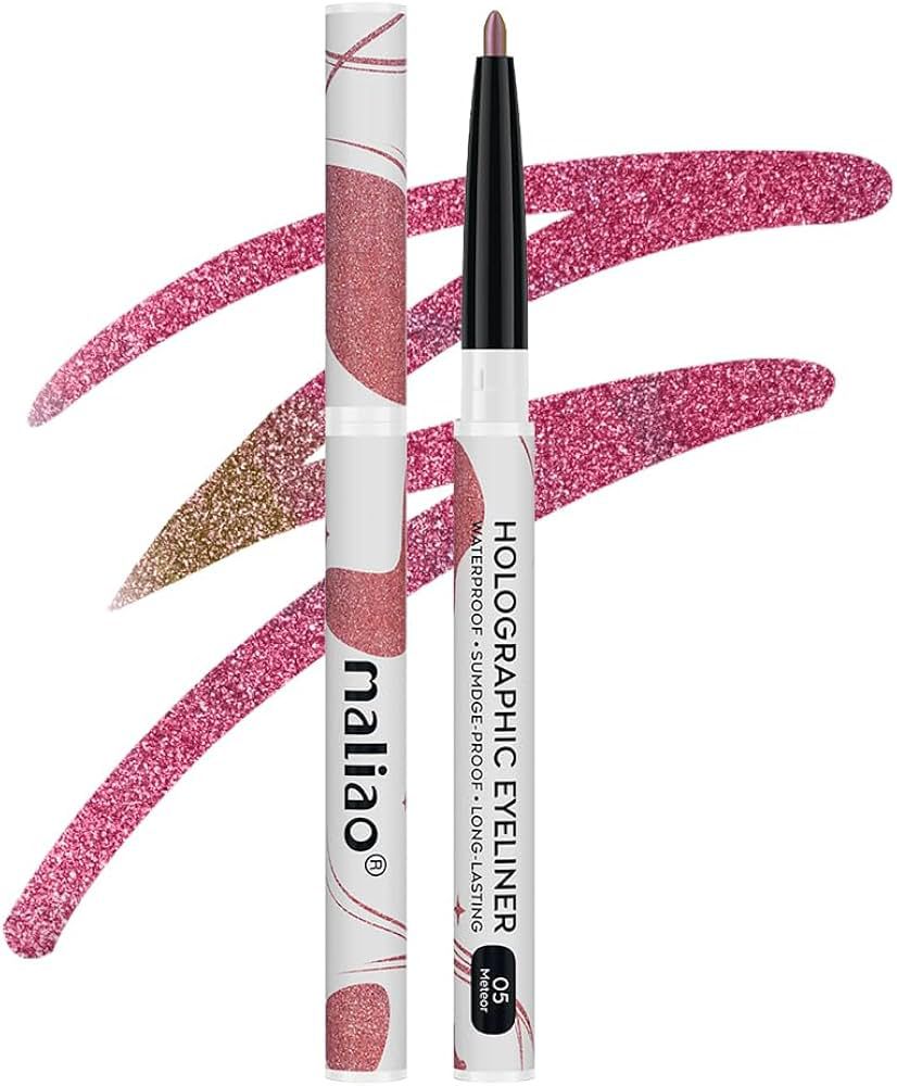 Maliao Holographic Eyeliner with Multi chrome Effect | Long-Lasting