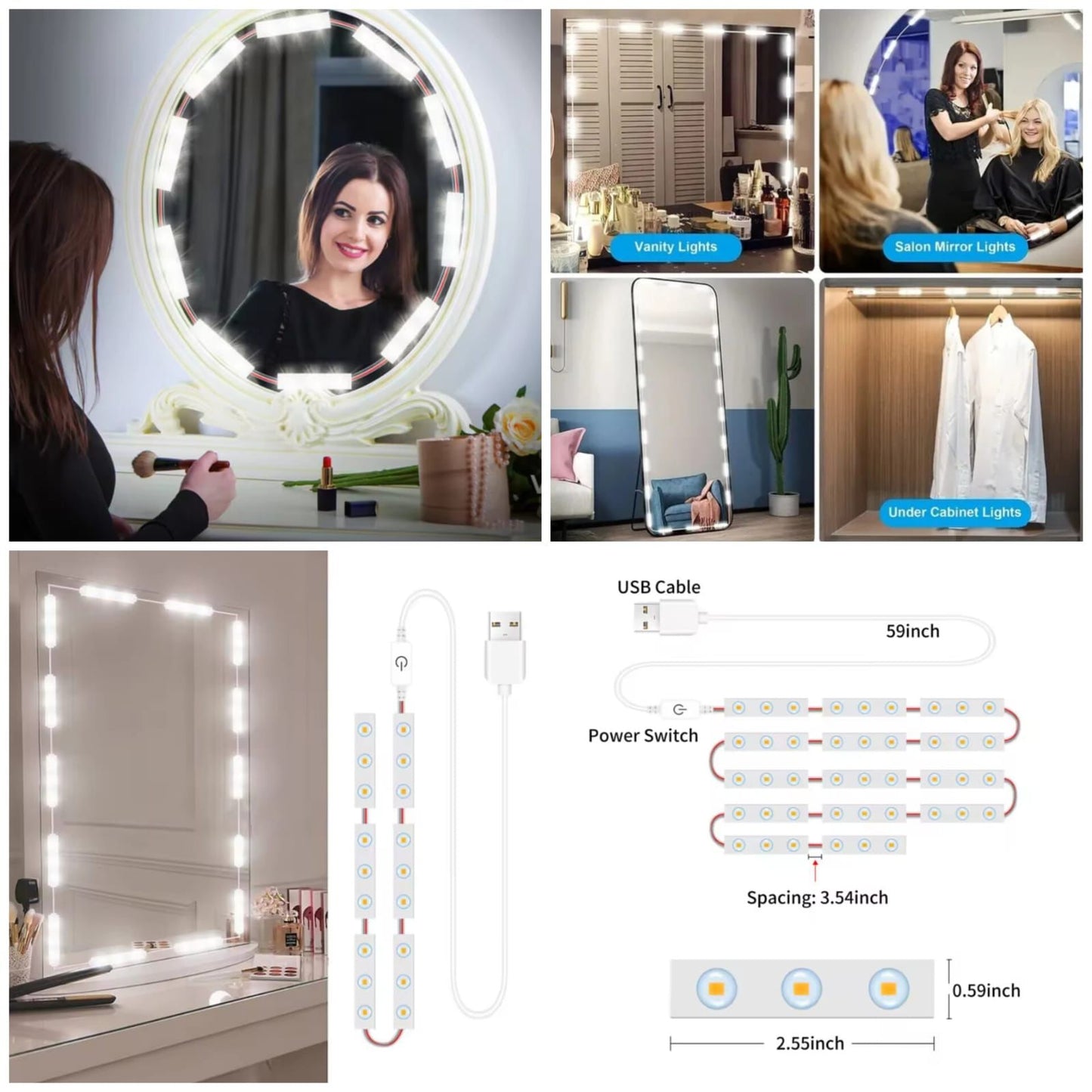 LED VANITY MIRROR LIGHT