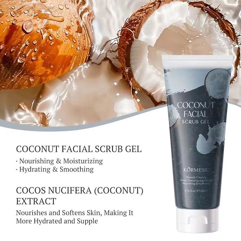 KORMERSIC Exfoliating Facial Scrub Gel