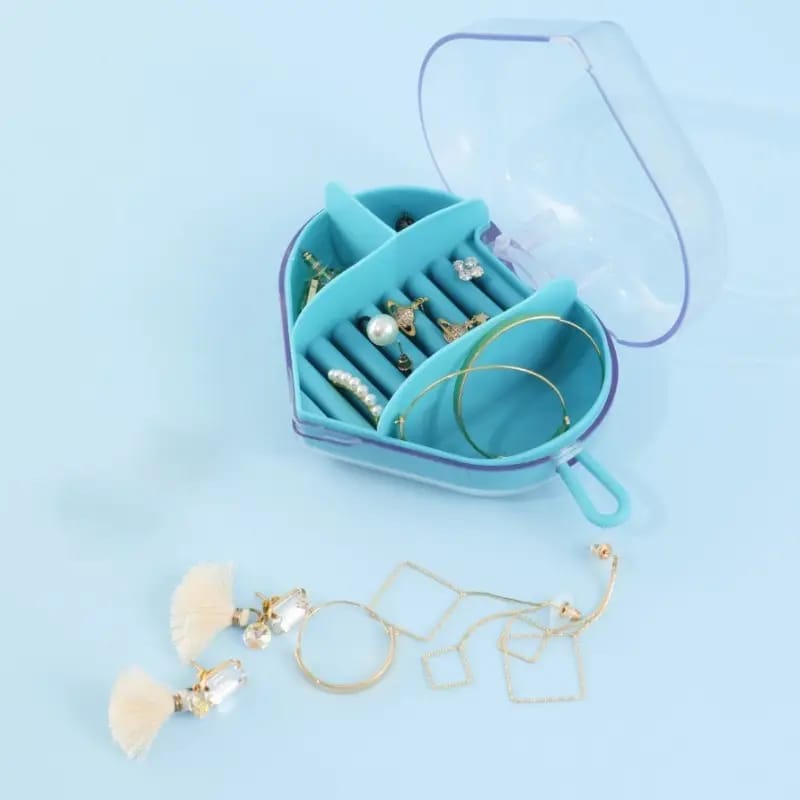 Heart Travel Jewelry Box