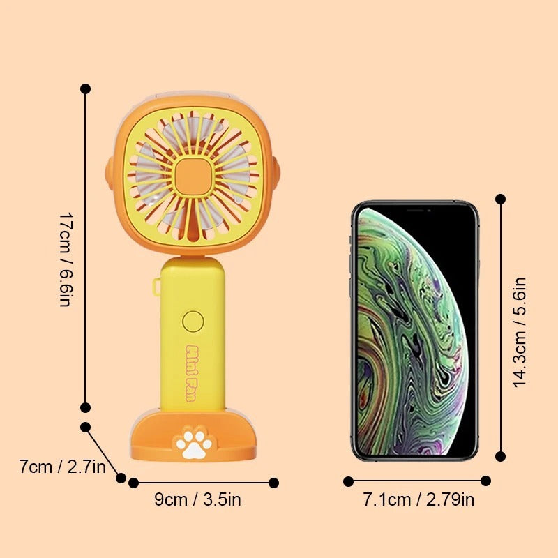 3-Speed High Portable Mini Fan