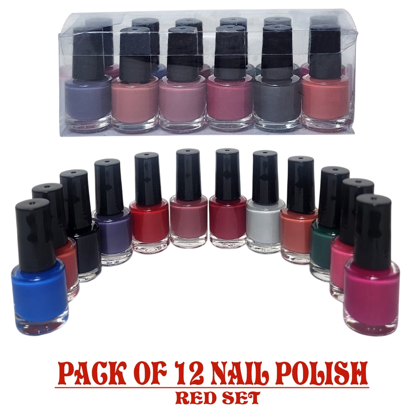 12Pc PEEL OFF NAIL POLISH