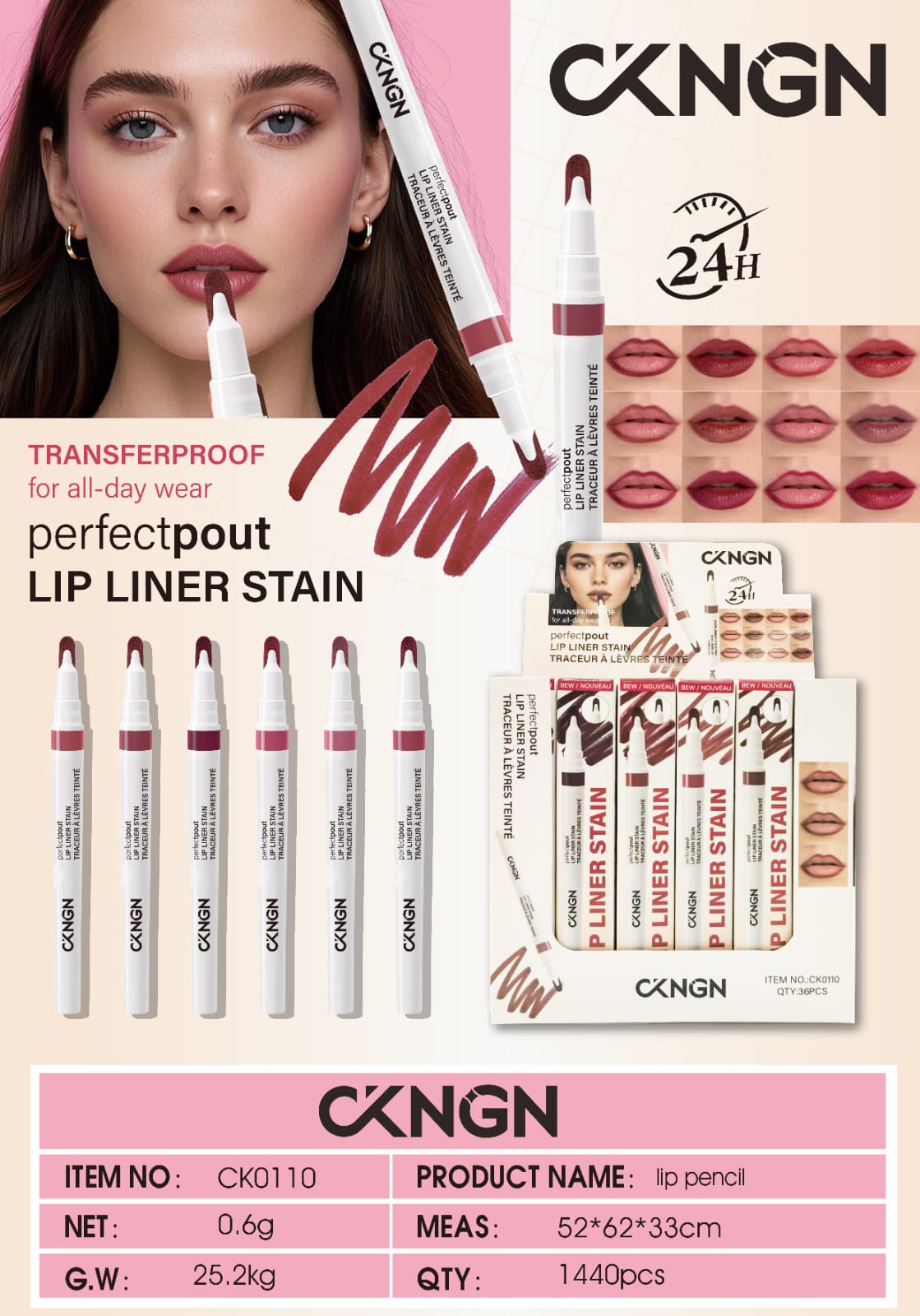 CKGEN Lip Liner Stain