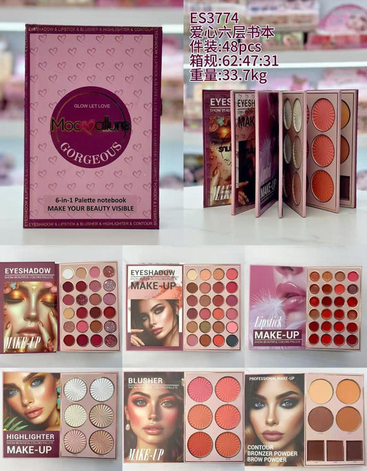 Mocallure 6 pages Book Palette