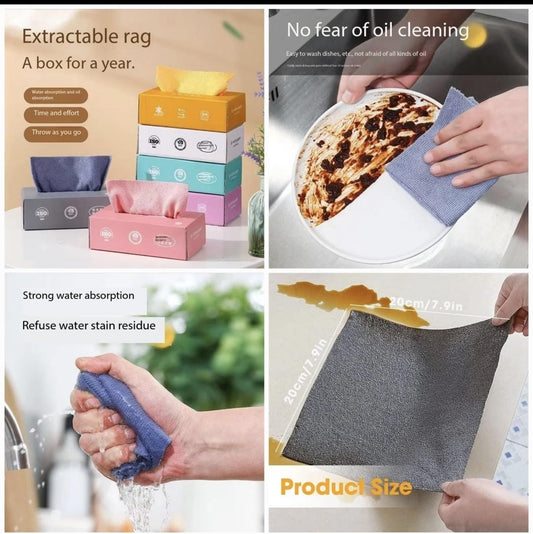 Reusable Microfiber Cleaning Cloth 20 Pcs