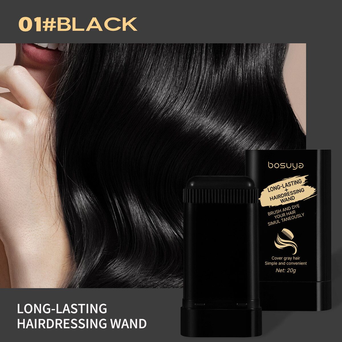 Bosuya Hair Dye Stick Comb 