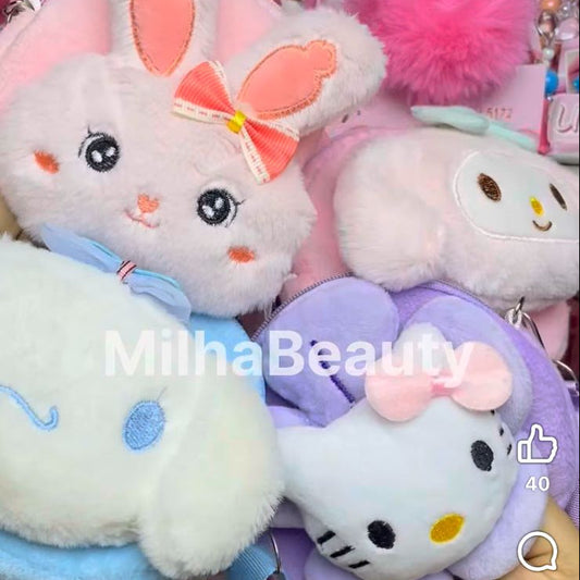 Crossbody Bag Fluffy Clutch Bag
