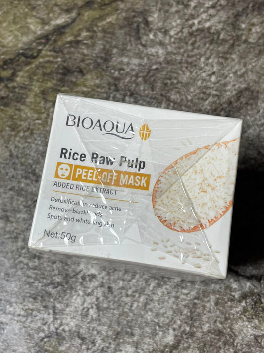 BIOAQUA RICE PEEL OFF MASK ONLY 2PC