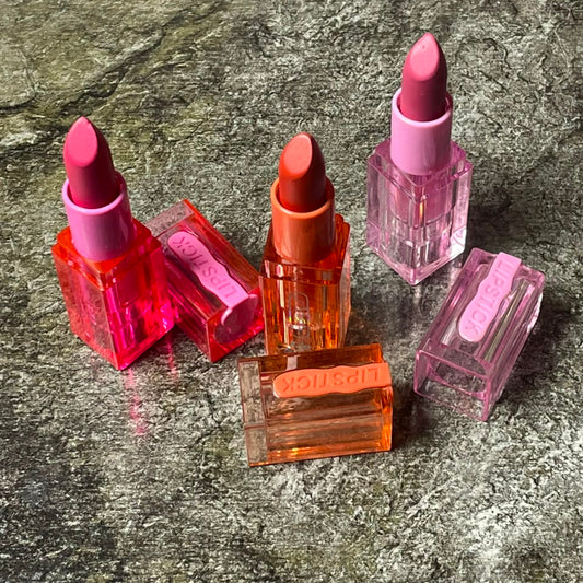 HUDA BEAUTY LIPSTICK ONE TIME SWATCH ONLY 3PC