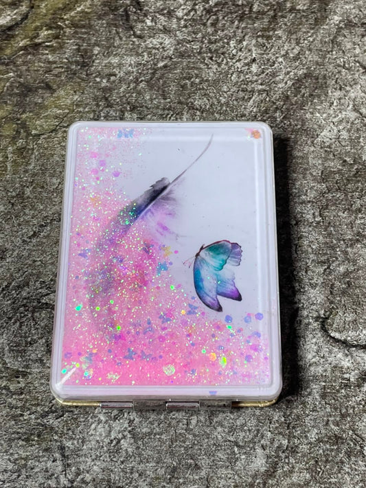 MIRROR WITH GLITTER ONLY 1PC