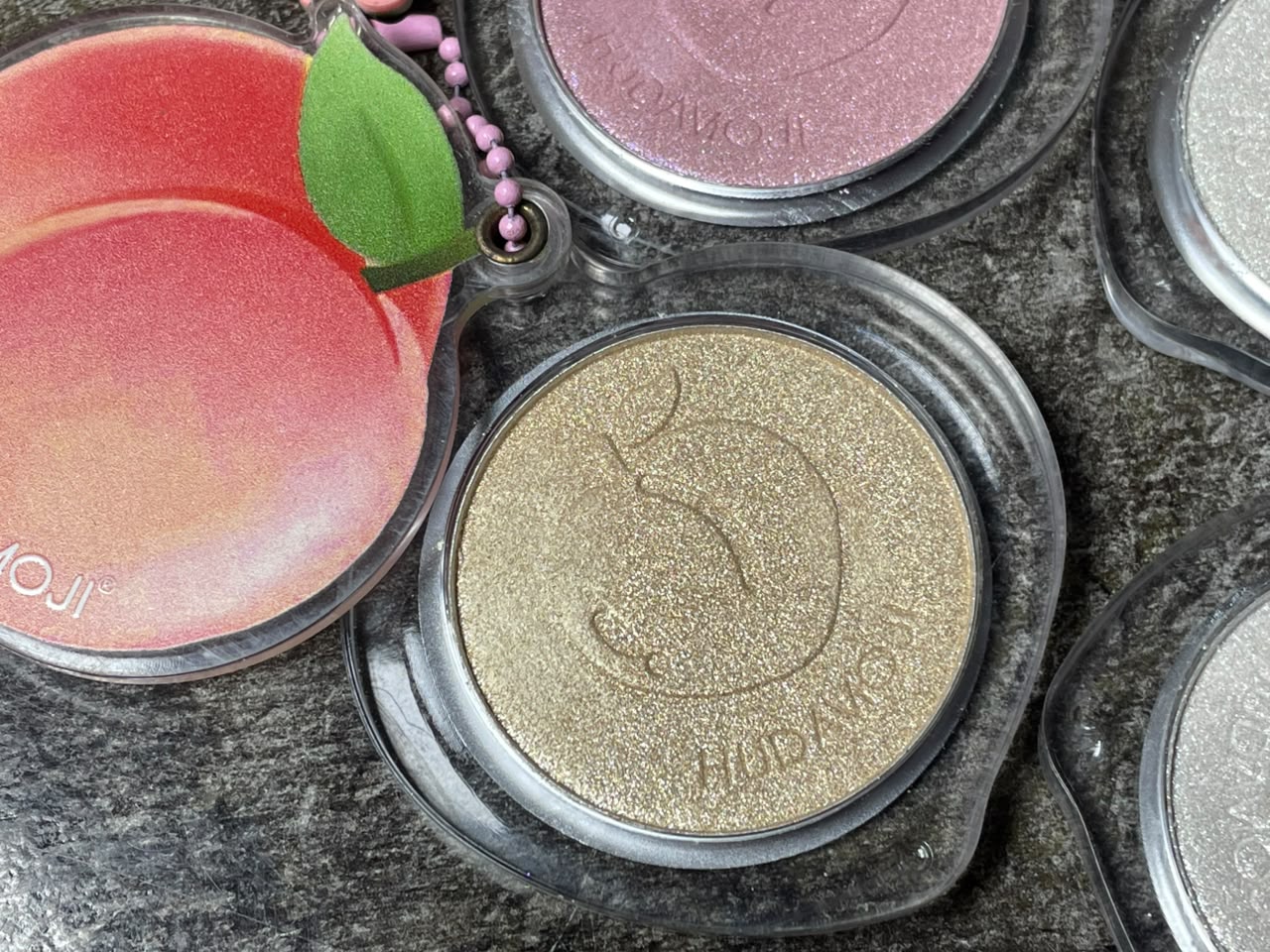 HUDA MOJI HIGHLITER ONE TIME SWATCH ONLY 3PC