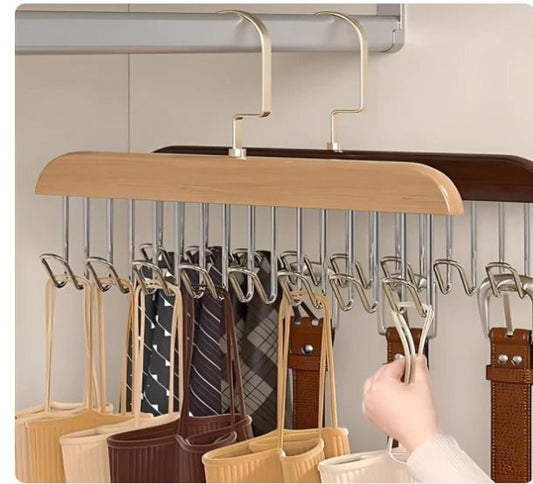 8 Hook Wooden Hanger