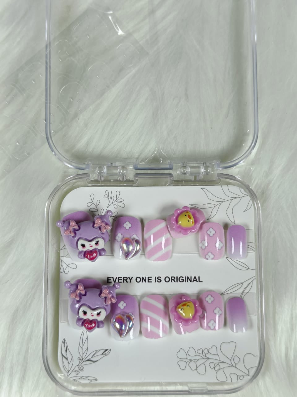 Kids Cartoon False Nails