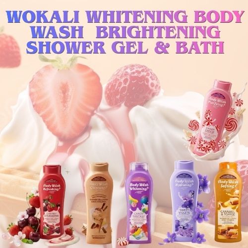Wokali Whitening Body Wash – Brightening Shower Gel & Bath