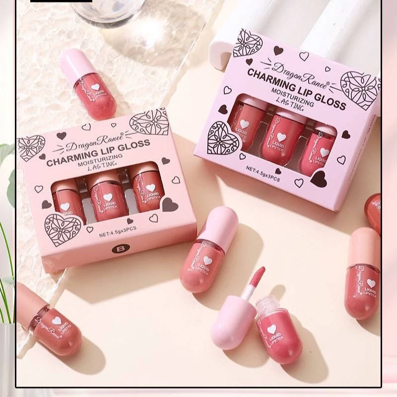 Dragon Ranee Korean Lip Gloss – Glossy Liquid Lipstick for Plump, Juicy Lips