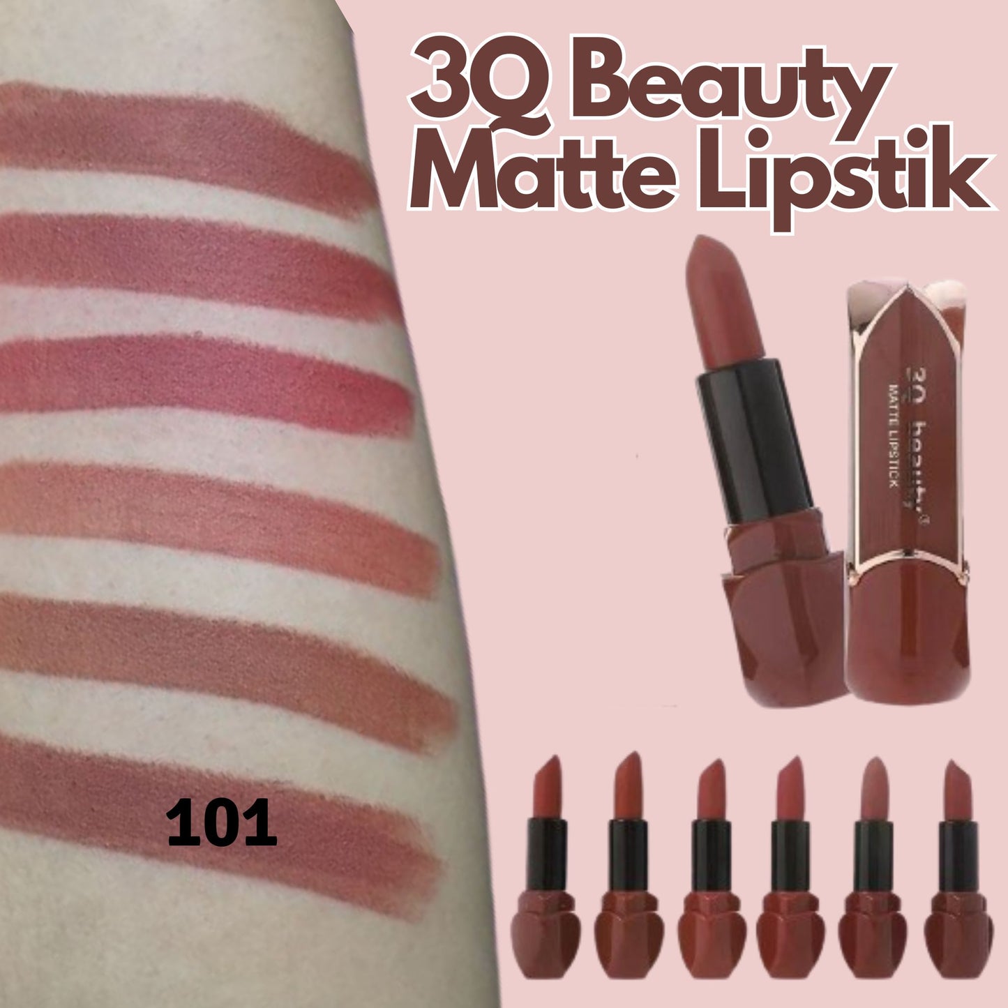 3Q Beauty Matte Lipstick