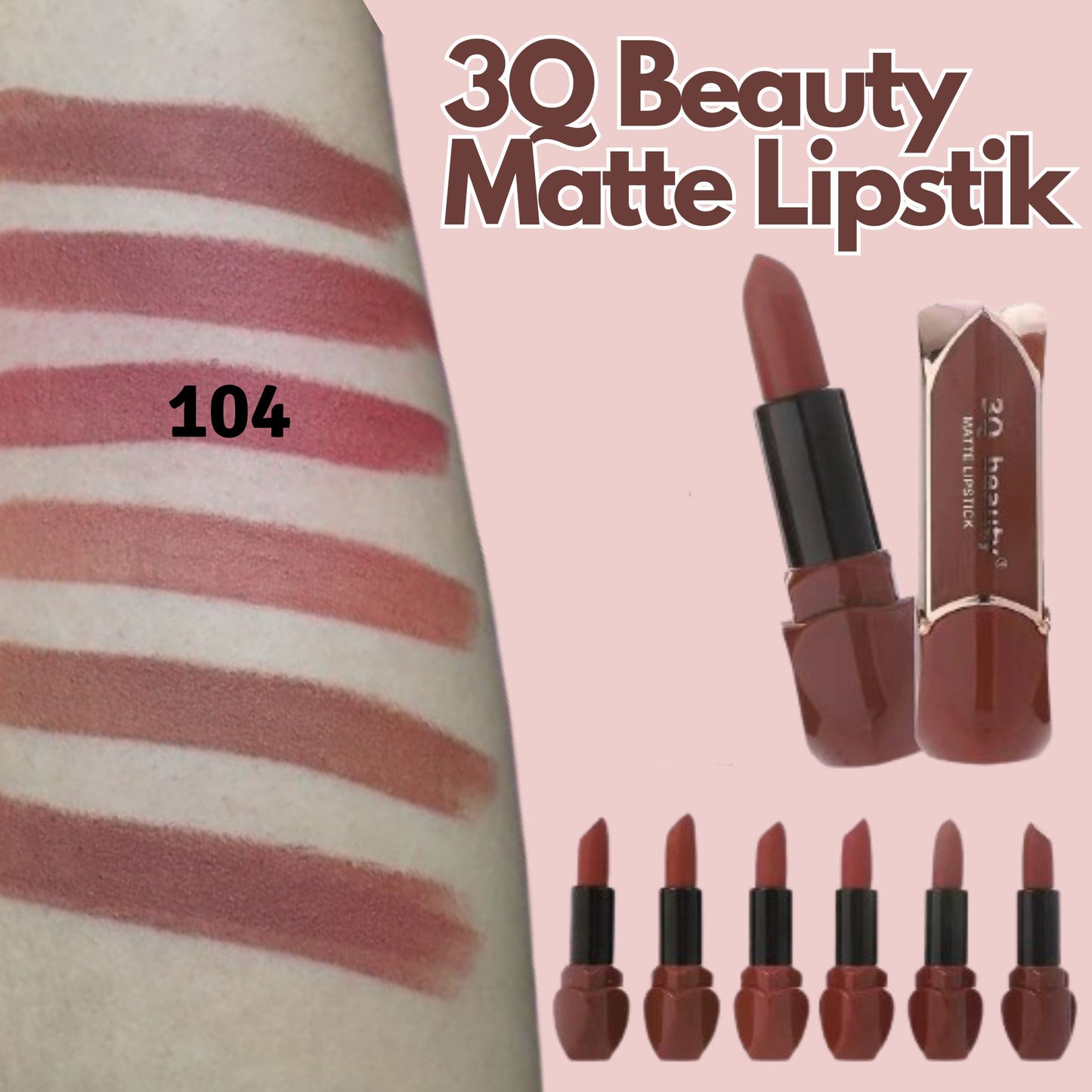 3Q Beauty Matte Lipstick