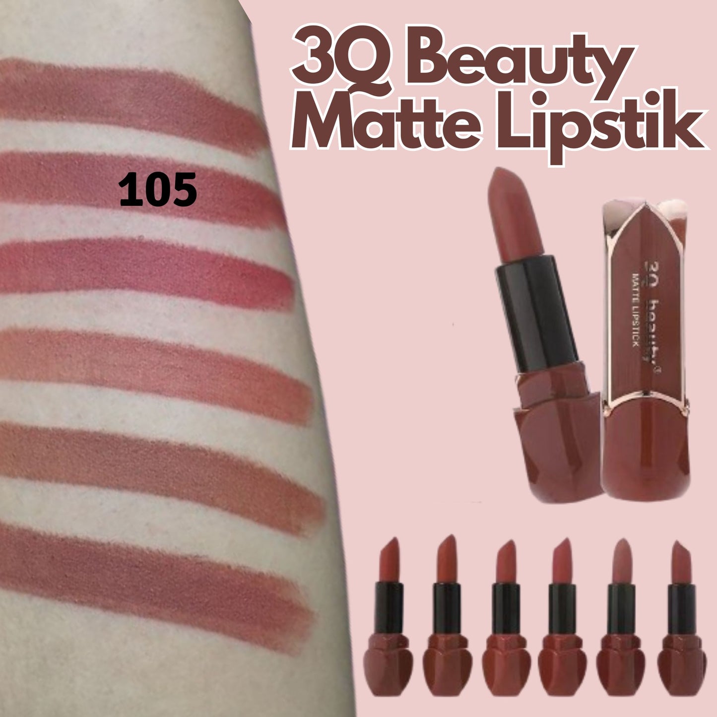 3Q Beauty Matte Lipstick