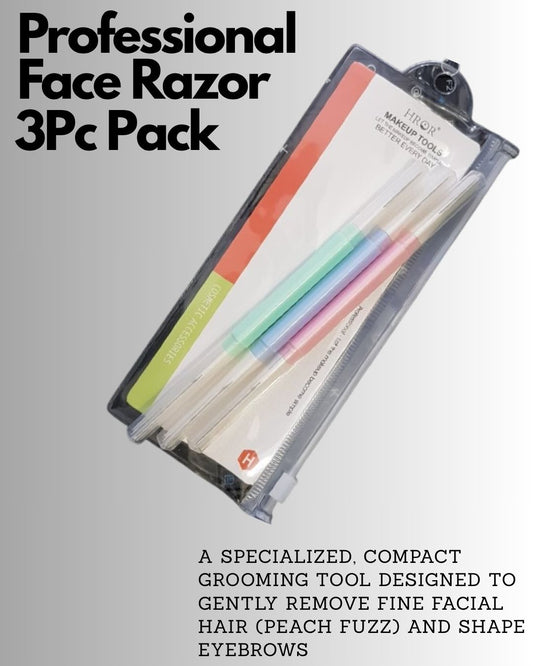 Professional Face Razor 3Pc Set