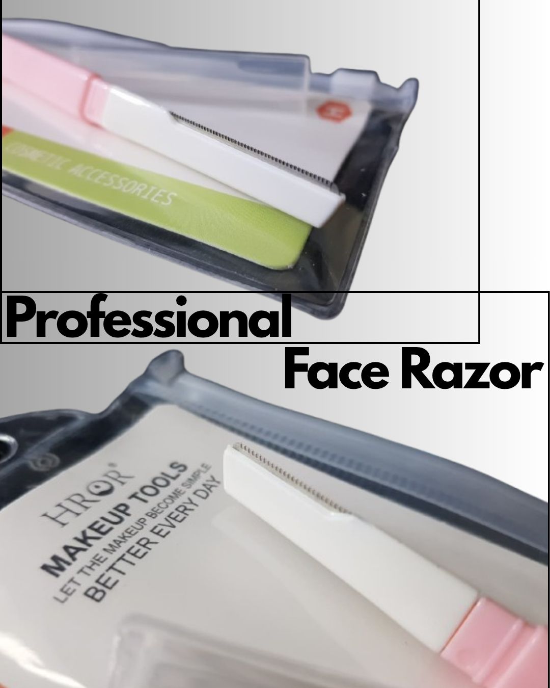 Professional Face Razor 3Pc Set