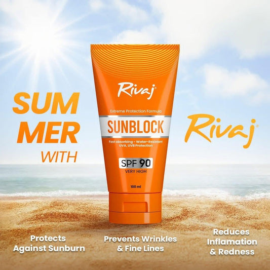 Rivaj UK SPF90 Sunblock 100ml