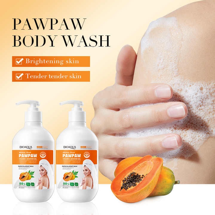 BIOAQUA Pawpaw Vitamin C Shower Gel