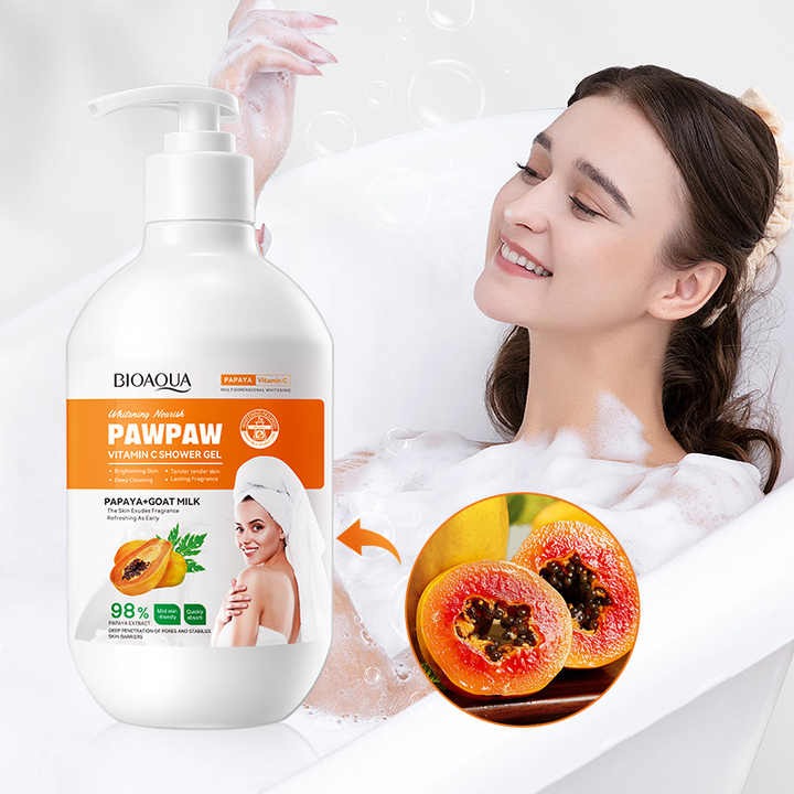 BIOAQUA Pawpaw Vitamin C Shower Gel