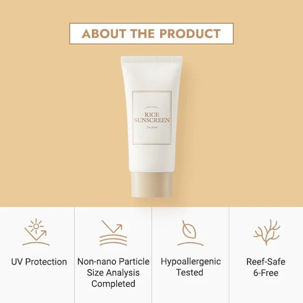 I'm From Rice Sunscreen 50ml