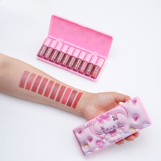 Mini 10 Colors Liquid Lip Gloss, Non Fading Lip Gloss, Water light Lip Gloss Set