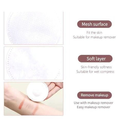 Rainbow Makeup Removal Cotton Pad Set