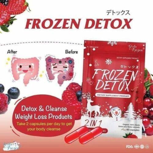 Frozen Detox 2 in 1 Red Pouch (60 Capsules)