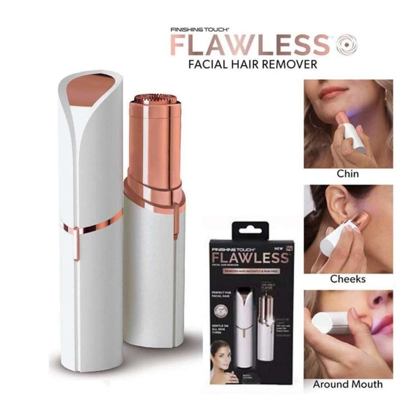 Rechargeable Flawless Facial Hair Remover Epilator