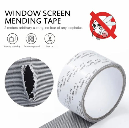 Net Repairing Window Tape, Self-Adhesive Mosquito Screen Repair Tape, Sticker Tape For Repair Holes Tears