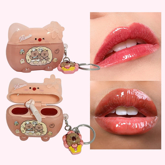 Mlundo Earphone Shaped Lip Gloss & Lip Balm
