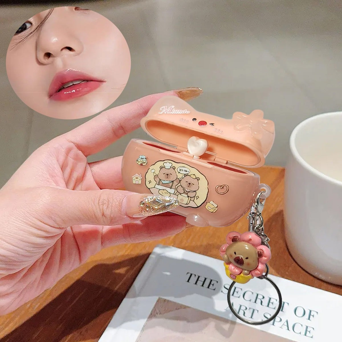 Mlundo Earphone Shaped Lip Gloss & Lip Balm