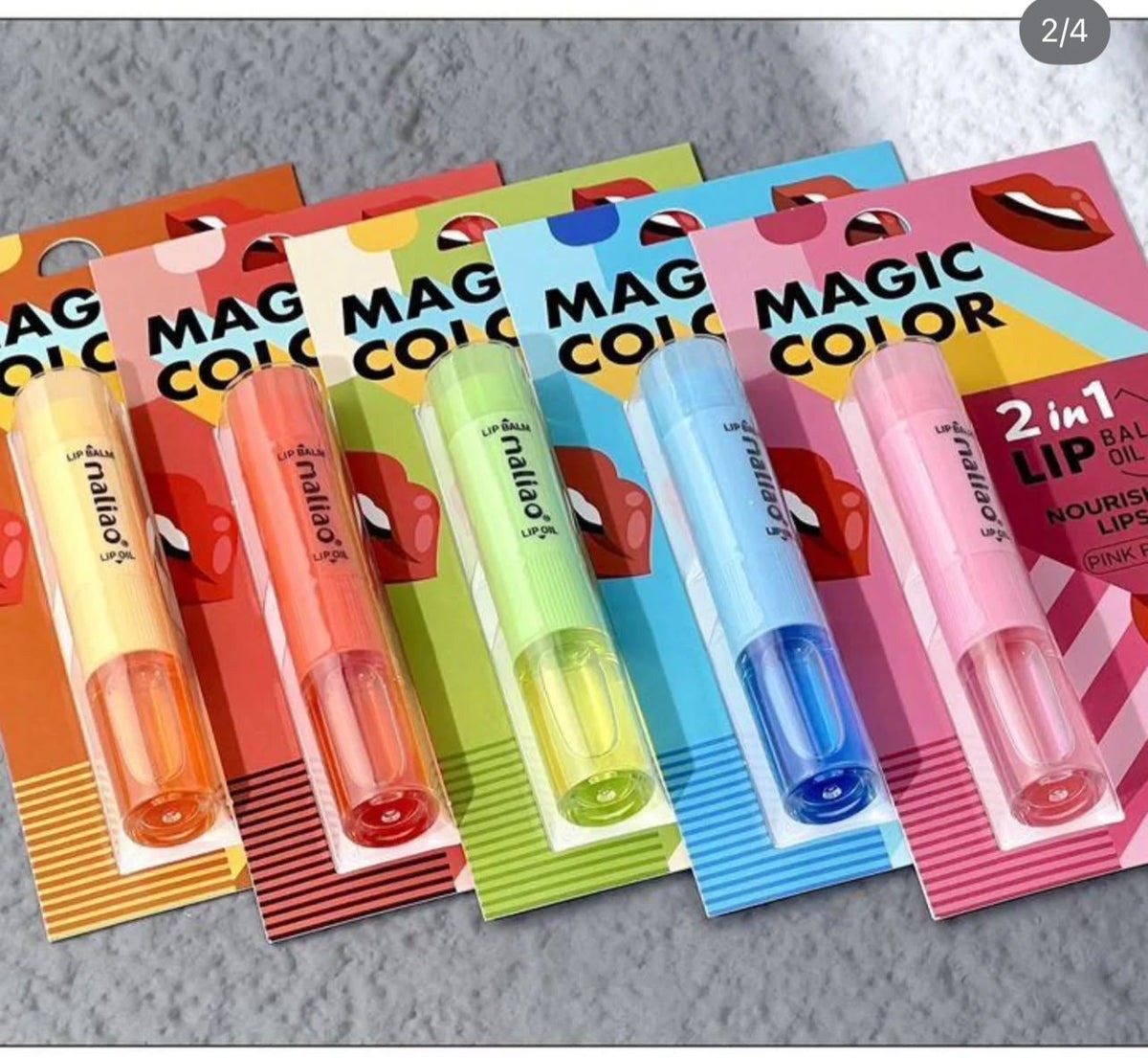 MALIAO PROFESSIONAL MAKE-UP 2 in 1 LIP BALM + LIP OIL