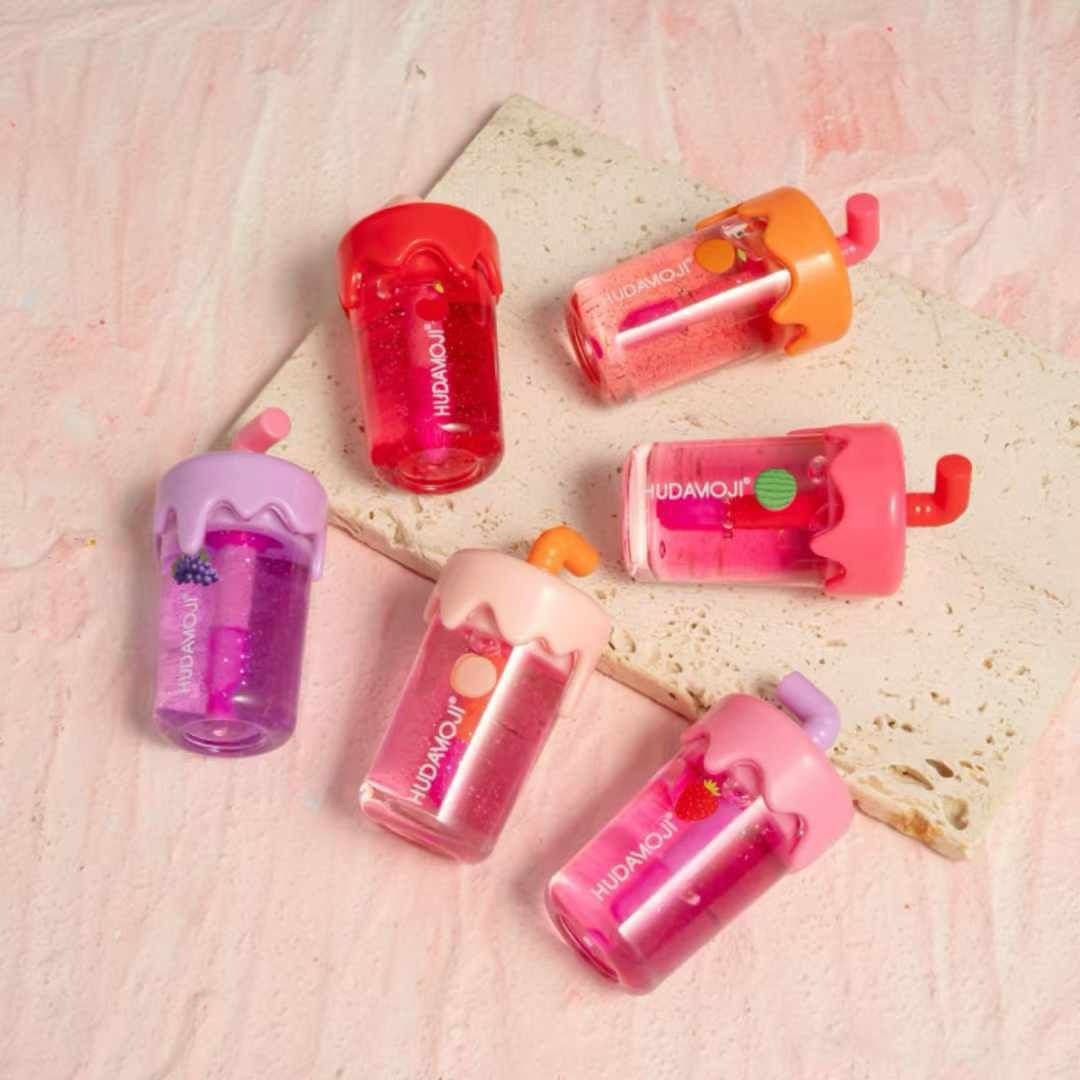 Huda Moji Lip Oil Cup-Style Bottles