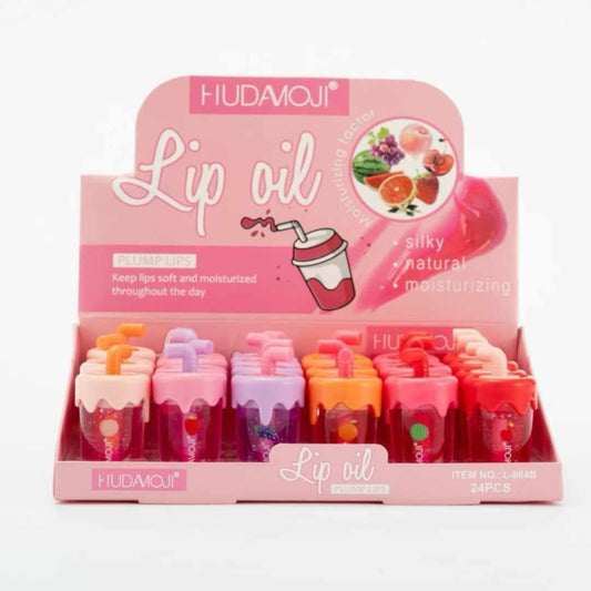 Huda Moji Lip Oil Cup-Style Bottles