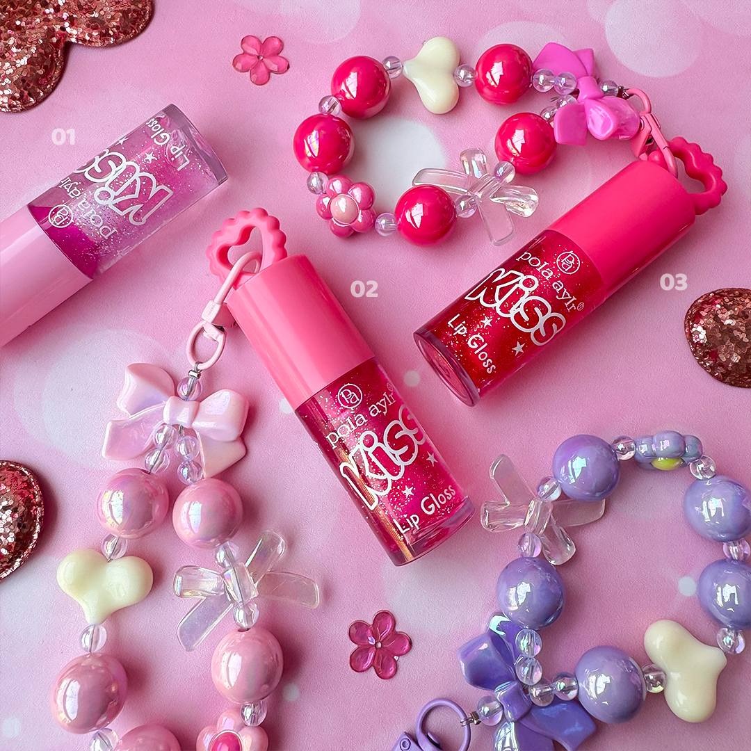 Keychain Cute Magic Lip Oil