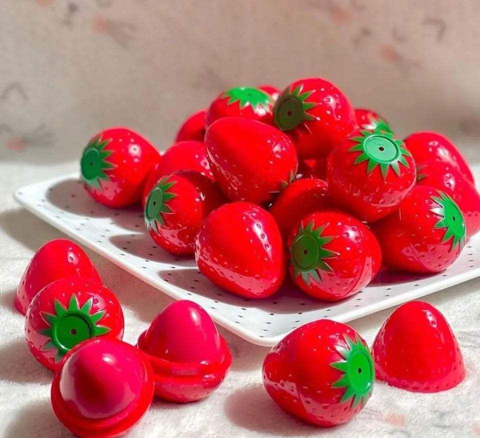 Strawberry Tinted Moisturizing Fruity Lip Balm