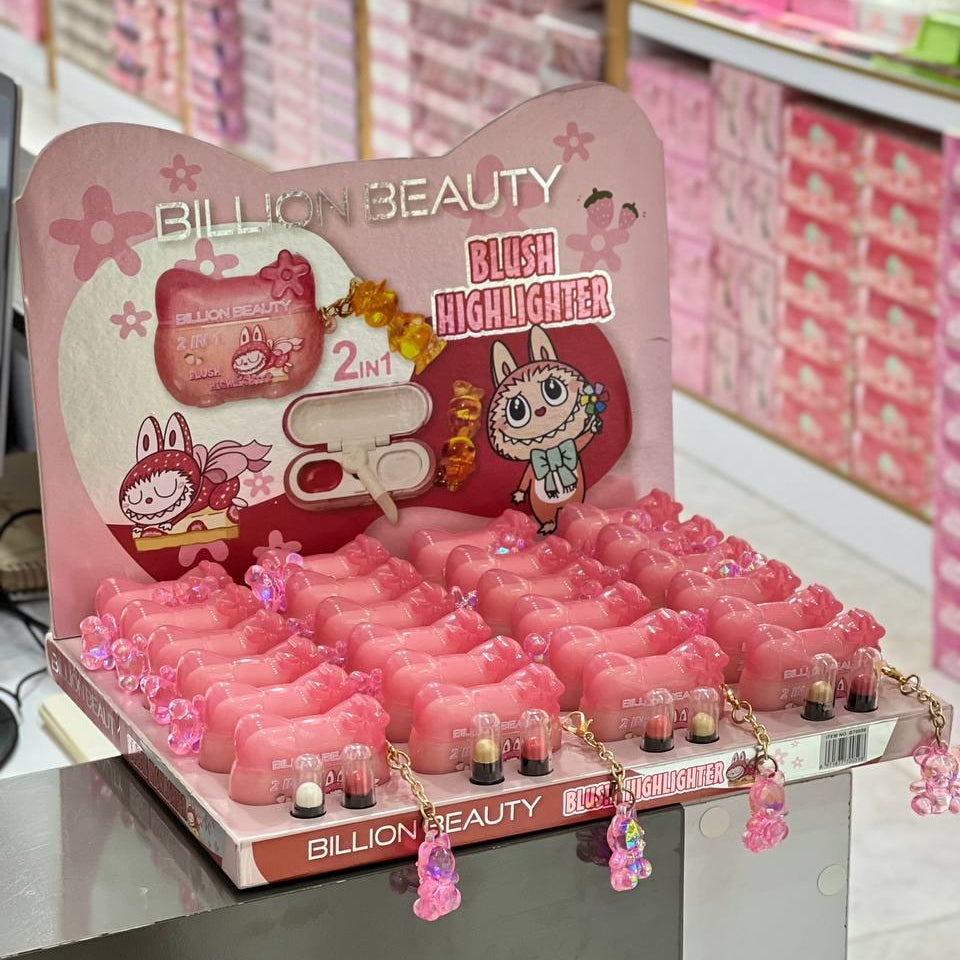 Billion Beauty Airpod Blush & Highliter 2in1