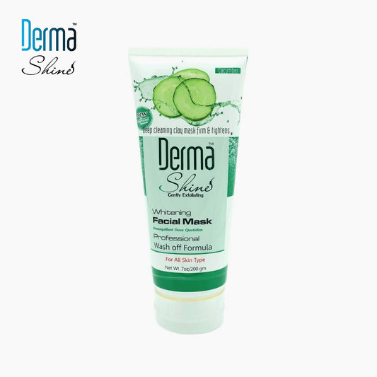 Derma Shine Whitening Hydrating Cucumber Facial Mask 