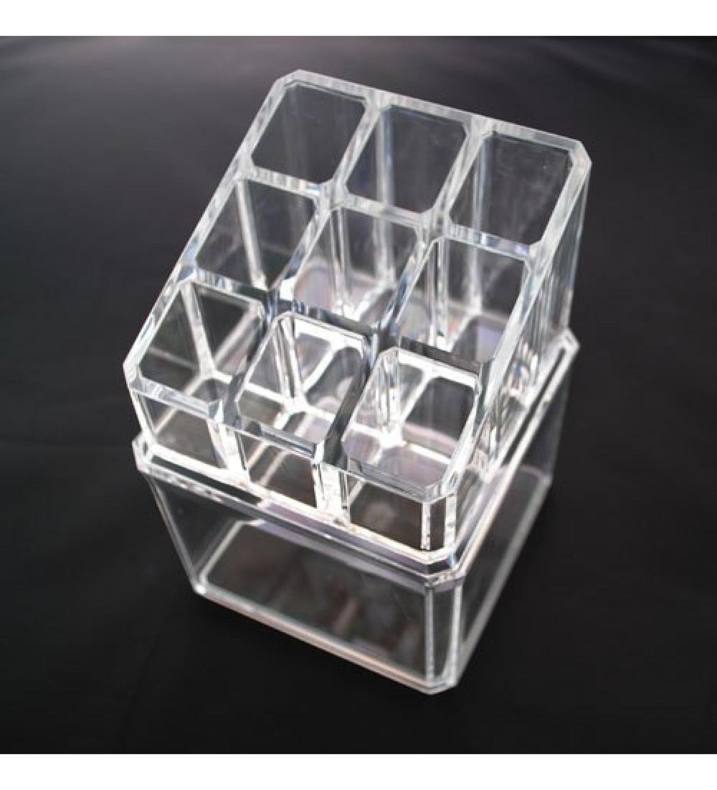 9 Grid 2 Layer Acrylic Cosmetics Organizer