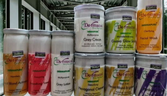 Dermacos Brighten Up Facial Kit (200gm) Pack of 9