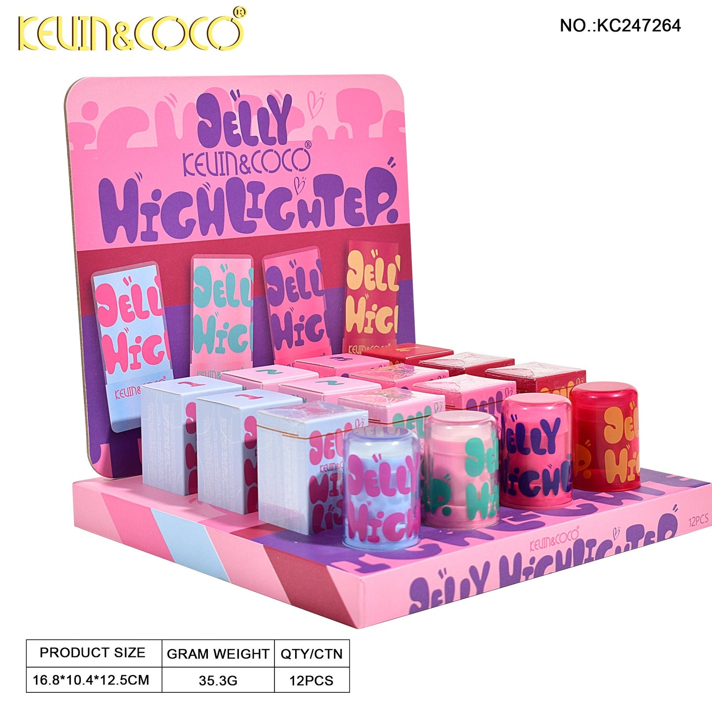 Kevin& & Coco Jelly Highlight Stick (KC247264)