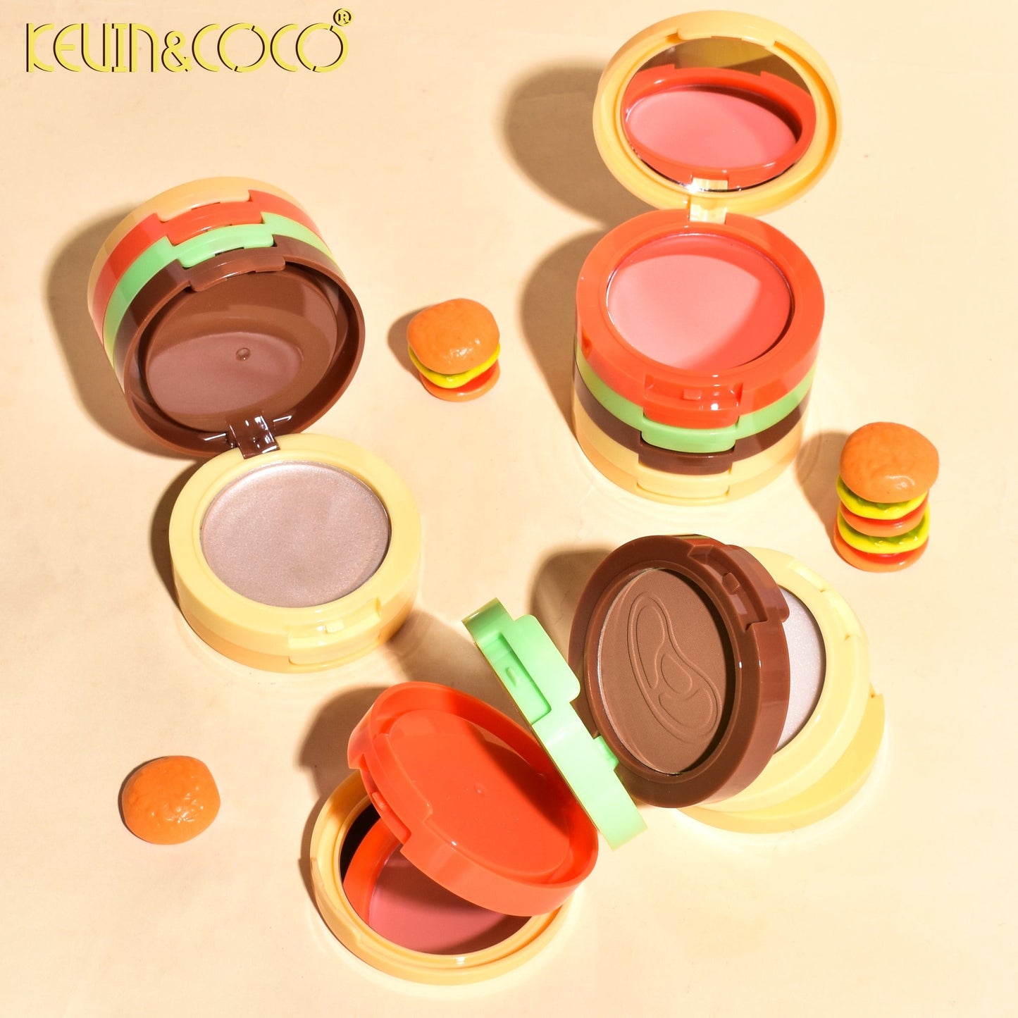 Kevin & Coco Burgerlicious Cheek Stack Display (KC245253)
