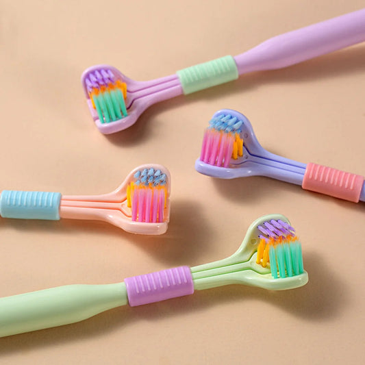Three-Sided Toothbrush,